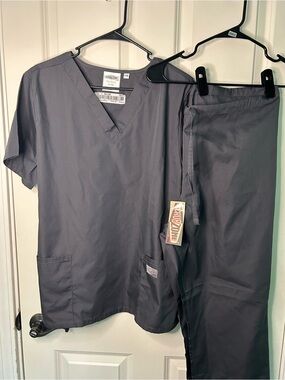 Grey scrub zone nwt Scrub Top and Pants Set